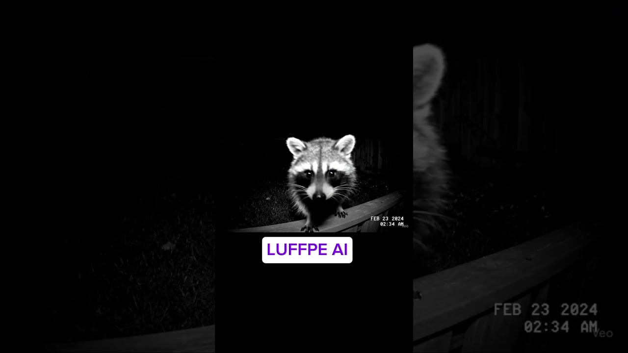 When AI Creates a Raccoon Adventure: CCTV Footage Like You've Never Seen!