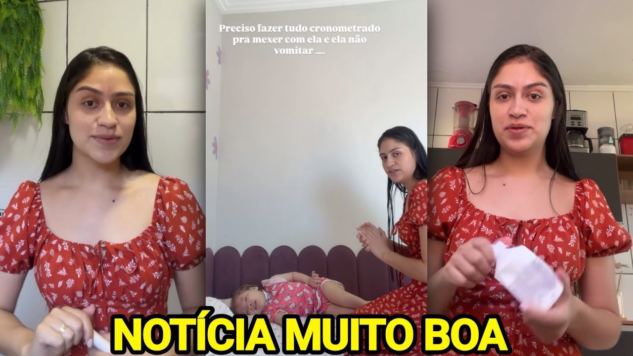 ANA VITÓRIA COMEMORA NOVA ETAPA NA SAÚDE DA HADASSA+ TROCANDO DE QUARTO
