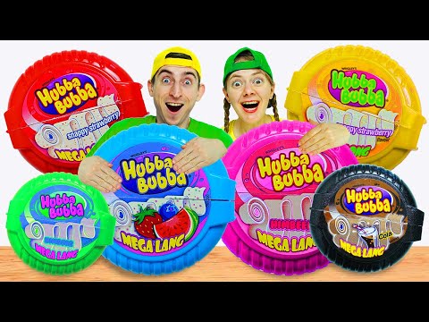 Bubble Gum Hubba Bubba Challenge 풍선껌 후바부바 챌린지 MUKACHU
