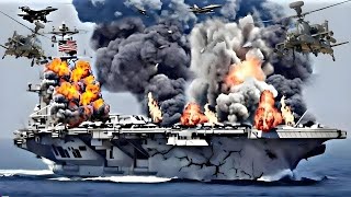 Today, Iran and the Houthis attacked the largest US aircraft carrier in the Red Sea! by USMC RLLR 1,313 views 5 days ago 18 minutes