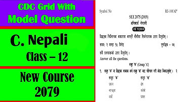 Nepali Model Question Solution Class 11 For Neb board exam || 2080 Exam New course Question paper