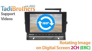 Rotating and Reversing an image on the digital wireless backup Camera system