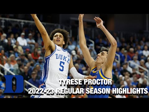 Tyrese Proctor 2022-23 Regular Season Highlights | Duke Guard