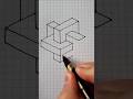 Crazy Tutorial Illusion 3D Art 😱😱  #art #tutorial #3ddrawing #amazing  #howtodraw #easydrawing