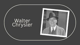 Sports Performance The Life and Legacy of Walter Chrysler.