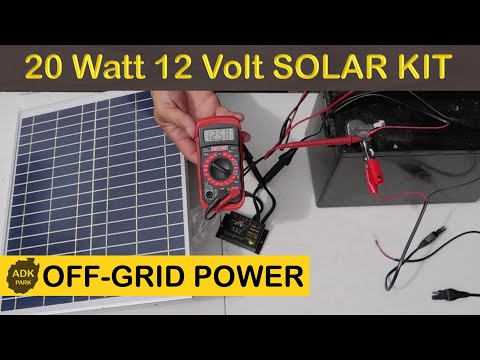 Video: Ce va funcționa un panou solar de 20 de wați?