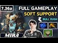 736a  mira spirit breaker soft support gameplay 21 assists  dota 2 full match gameplay