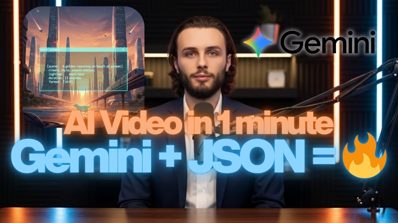 How to Create Videos with Google Gemini Using JSON Prompts (Step-by ...