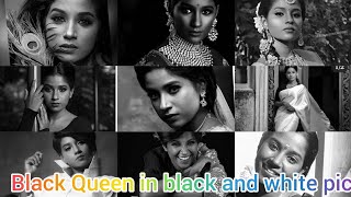 Black Queen Sundari Gabriella Sellus In Black And White Photos. Whitepic