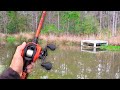 Unexpected Catch While Fishing HIDDEN Swamp!