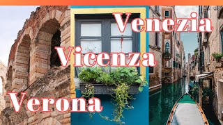 The Fascinating Veneto Region 🇮🇹 Venice. Verona. Vicenza▫️4K