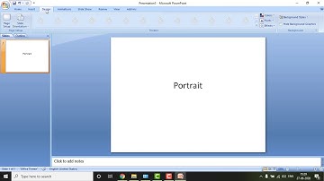 How to Make Landscape and Portrait Using Single Slide