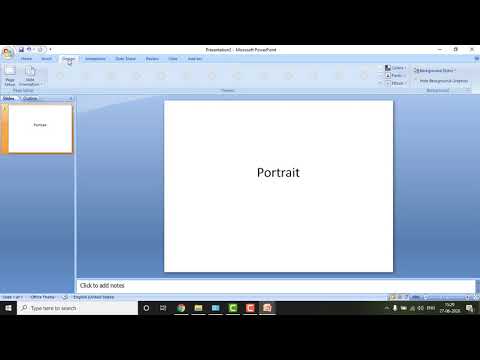 How To Create Both Portrait And Landscape In Powerpoint?