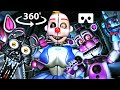 360° VR FNAF The Glitched Attraction JUMPSCARES | Escape Room #4