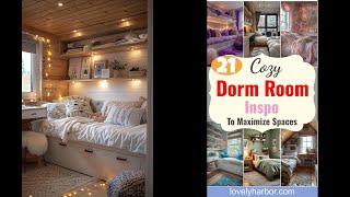 21 Cozy Dorm Room Inspo to Maximize Small Spaces