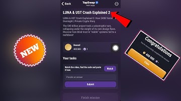 LUNA & UST Crash Explained 2 | Tapswap Code #tapswapcode