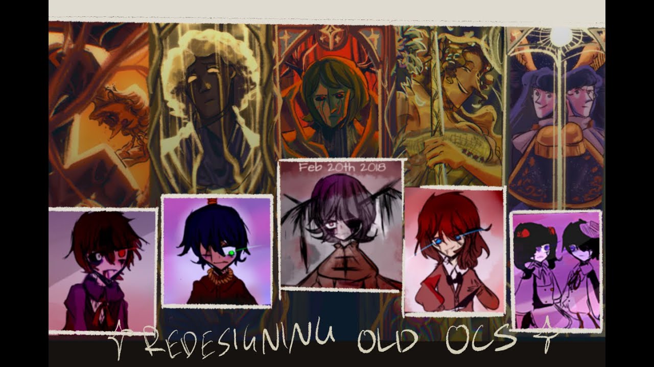 Redesigning my old edgy ocs I made when I was 11 (Speedpaint and ...