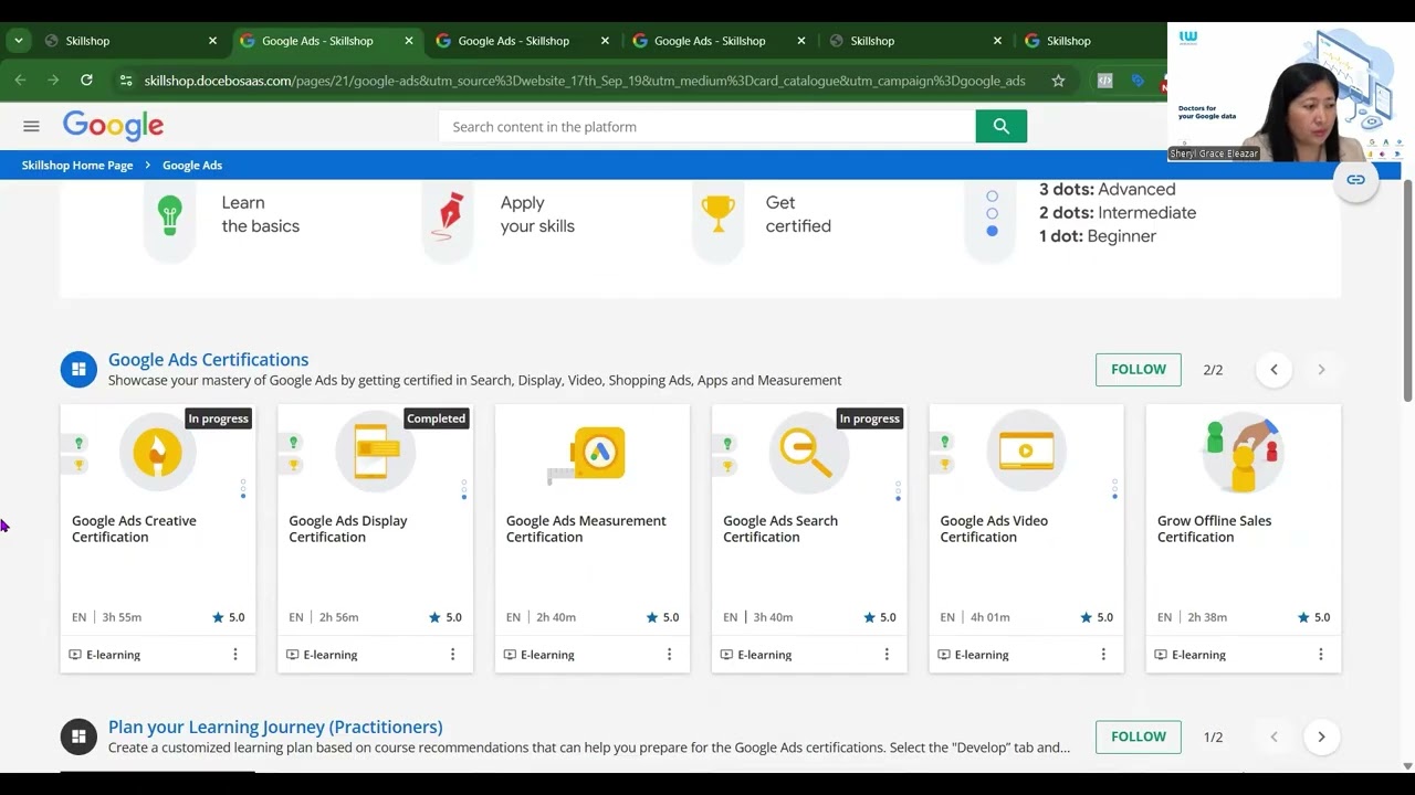 Your Guide To Google Ads Certifications - Web Wonks Walkthrough