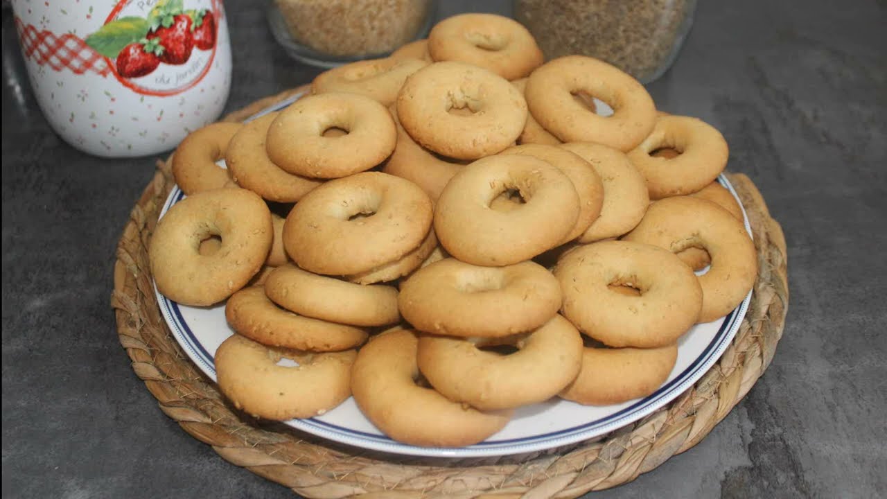Biscuits à l'anis et au sésame, à déguster avec un café ou un thé, Super Simple👍!!