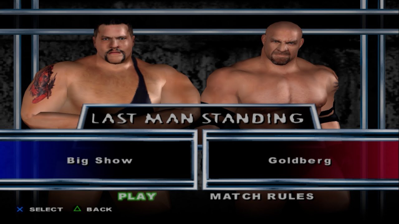 WWE SmackDown! Here Comes the Pain - Big Show VS Goldberg (LAST MAN STANDING)