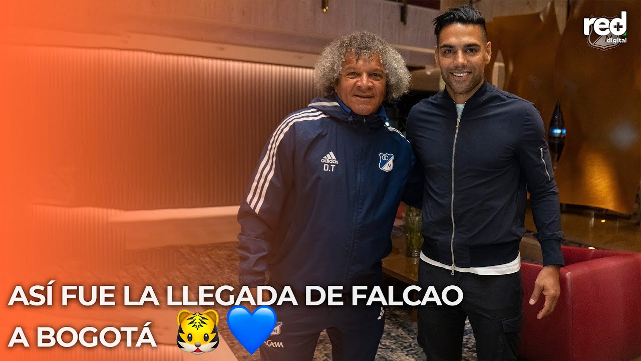 Falcao está en Bogotá y se sumó a la concentración de Millonarios 🐯💙 ...