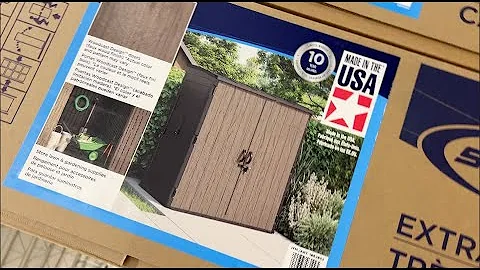 Costco Suncast 6X4 Resin Vertical Shed $399