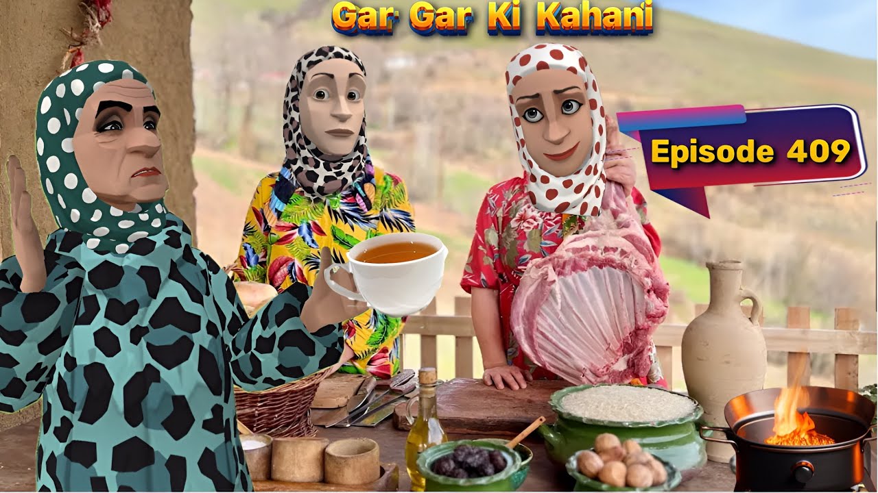 GAR GAR KI KAHANI | SAJU DARLING | EP 409 KASHMIRI CARTOON DRAMA