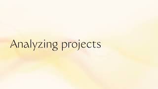 Analyzing projects