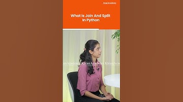 What Is Join And Split In Python? | #thekiranacademy #shorts