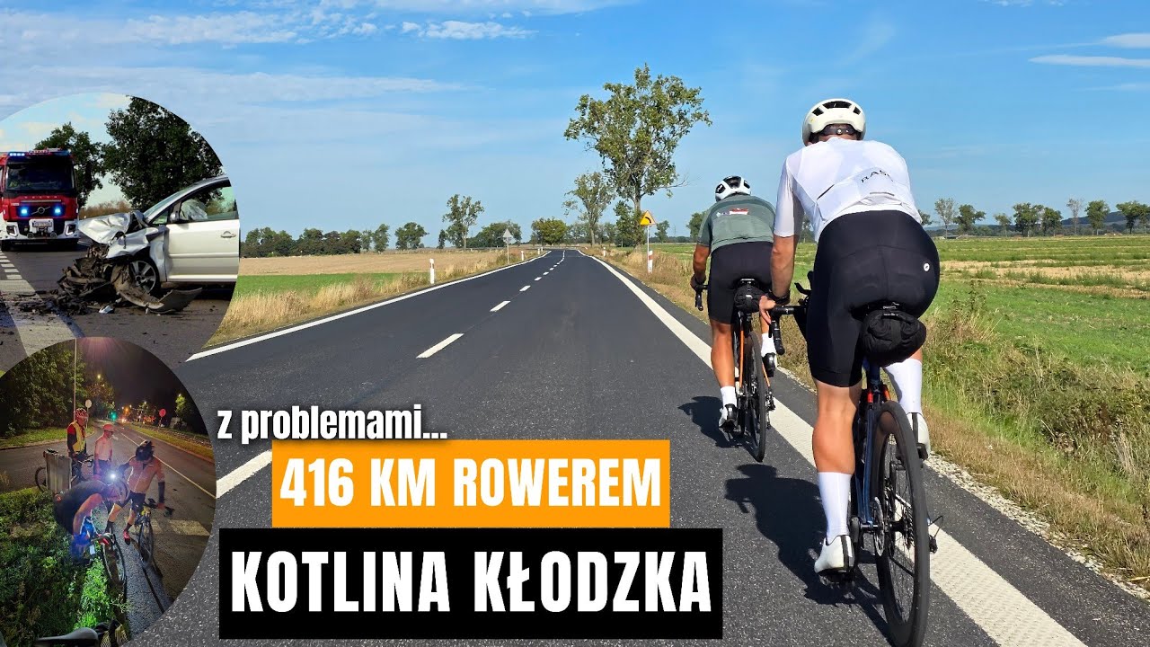 416 km ROWEREM z Katowic w KOTLINĘ KŁODZKĄ - Trasa z problemami przez miasta niszczone powodziami. 
