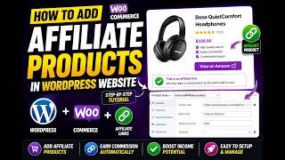 How to Add Affiliate Products in WordPress Website | Affiliate Products Woocommerce