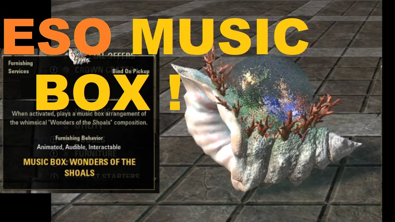 ESO MUSIC BOX! Wonders of the Shoals (Housing Furnishing) Elder
