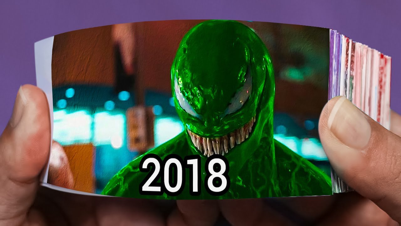 Evolution of Venom Flipbook Animation