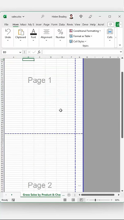 Excel Stop Printing Empty Pages - Solve Print Problems with Page Break Preview #shorts
