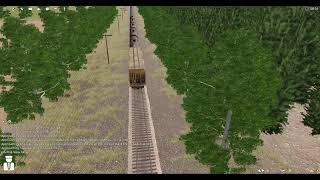 CSX Empty Grain Train To Saginaw Michigan on the CSX Saginaw Subdivision Part 1 Trainz 22 PE WIP