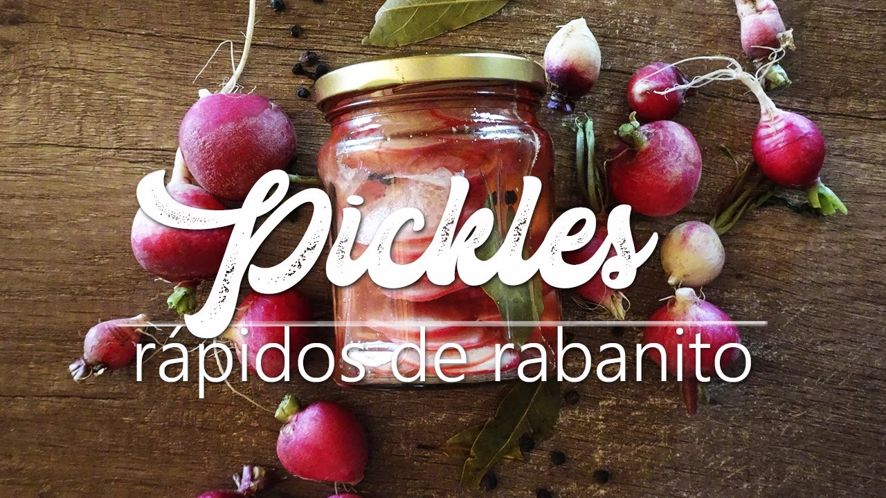 Pickles de rabanito - YouTube