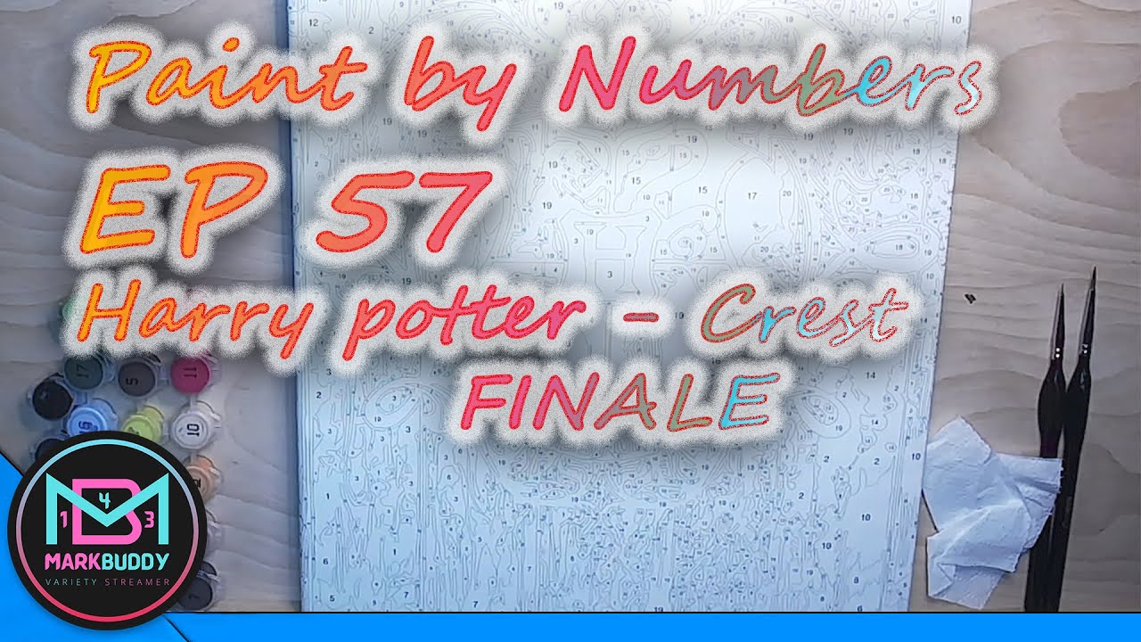 Paint by Numbers I Harry Potter Crest Ep 57 - YouTube