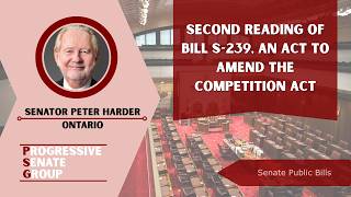 Senator Harder speaks at second reading of Bill S-239 - May 5, 2025 (English feed)