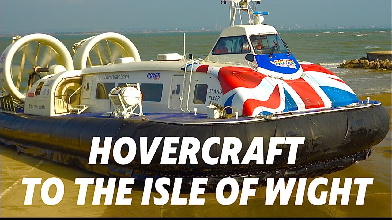 A windy hover to the Isle of Wight.