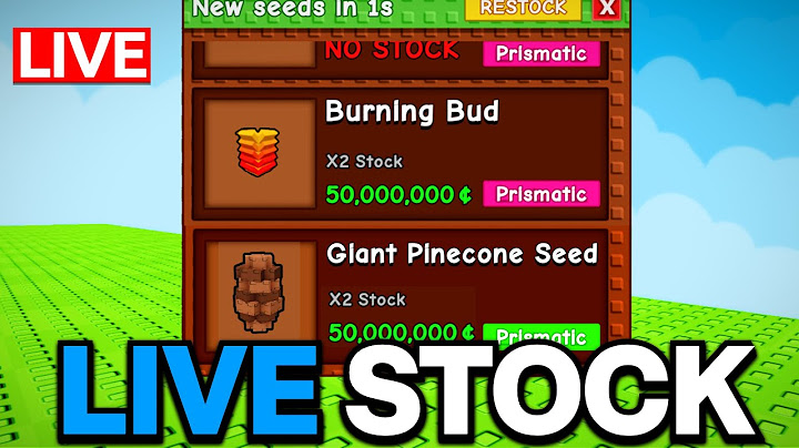 LIVE 🔴 GROW A GARDEN STOCK 24/7! (GEAR, WEATHER, SEEDS)