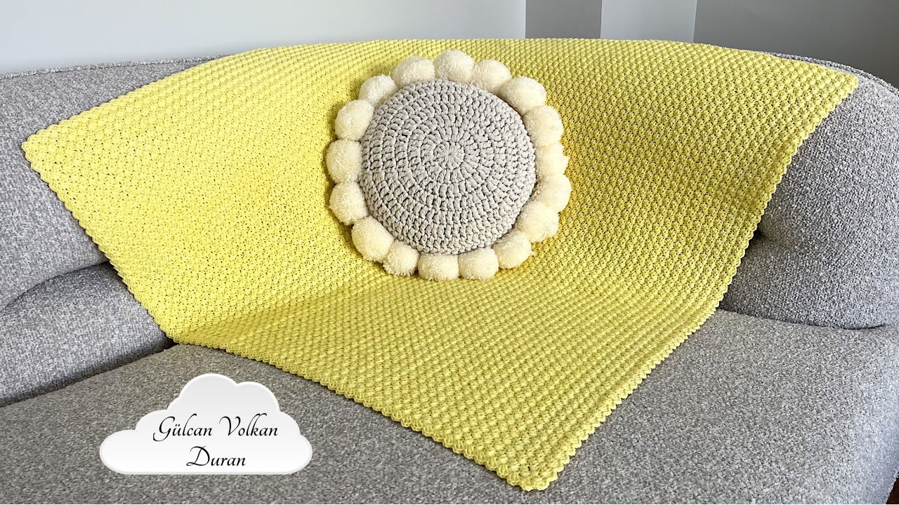Örgü Kolay Bebek Battaniye Yapımı 