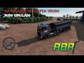 ETS2 - Modo simulado no mapa RBR 128 playres no volante MOZA TSW Truck Wheel.