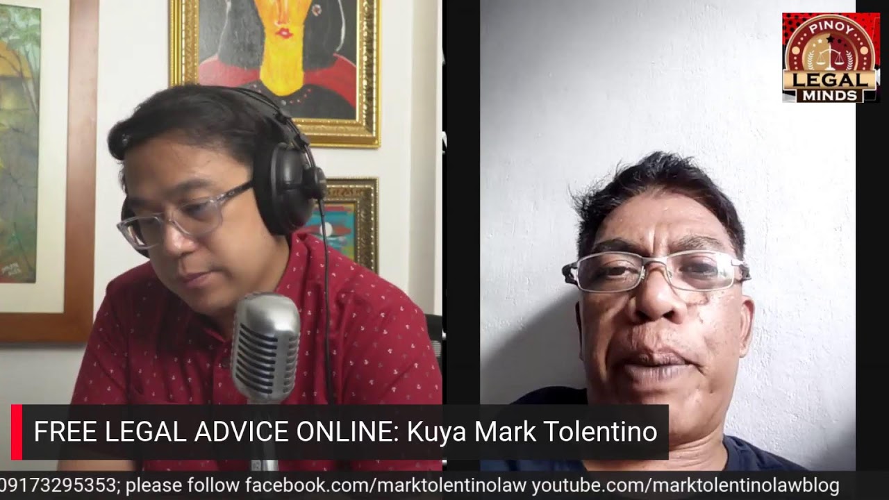 PINOY LEGAL MINDS online by Kuya Mark Tolentino