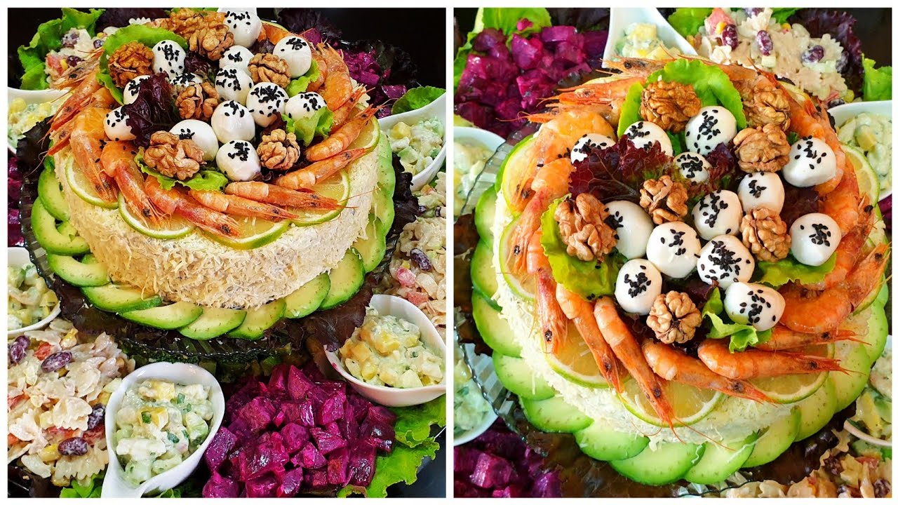 فيديو تحت طلبكم‼️سلطة كتبرد القلب😋 لذييذة وكولشي على حقو👌🏻سلطة للمناسبات salade royale