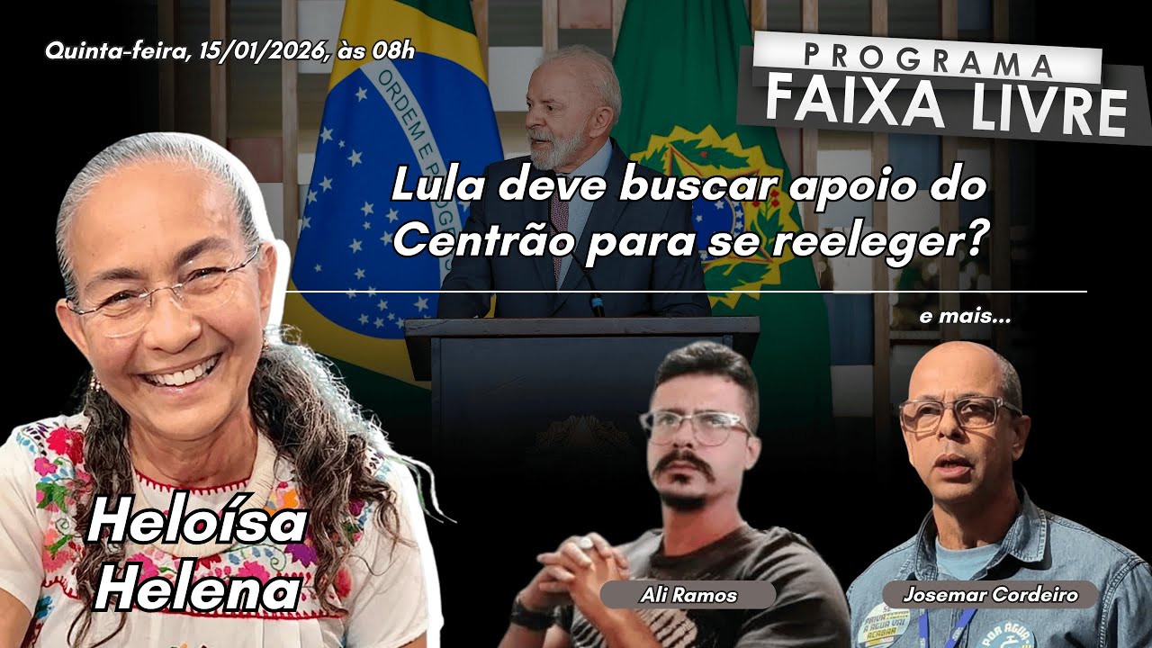 Lula segue liderando pesquisas, mas quer reeditar ampla aliança | O que EUA querem no Irã? |FL 15.01