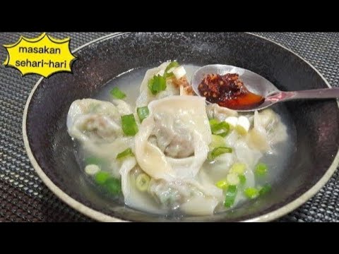 Resep Pangsit Rebus Daging Sapi