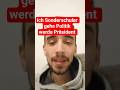 Ich Sonderschuler gehe Politik