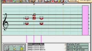 Mario Paint Composer 2 - Mega Man Zero 3 - Cannon Ball (Zero vs. Omega Zero) (2-year special!) screenshot 5