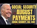 Social Security Payments in August 2023 | Social Security, SSI, SSDI Payment Schedule