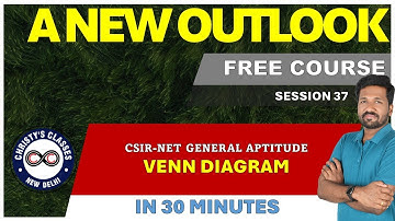 #37 | Venn Diagram | CSIR-NET General Aptitude | GATE 2024 | Christy Varghese